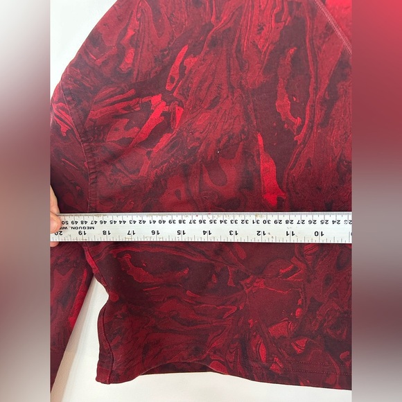 Lululemon Team Canada All Yours Cropped Hoodie COC Logo Maple Dark Red Multi - Picture 6 of 13